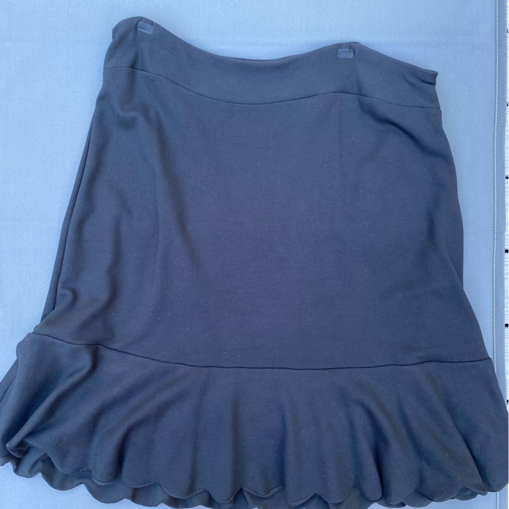 Talbots Classic Black Midi Skirt